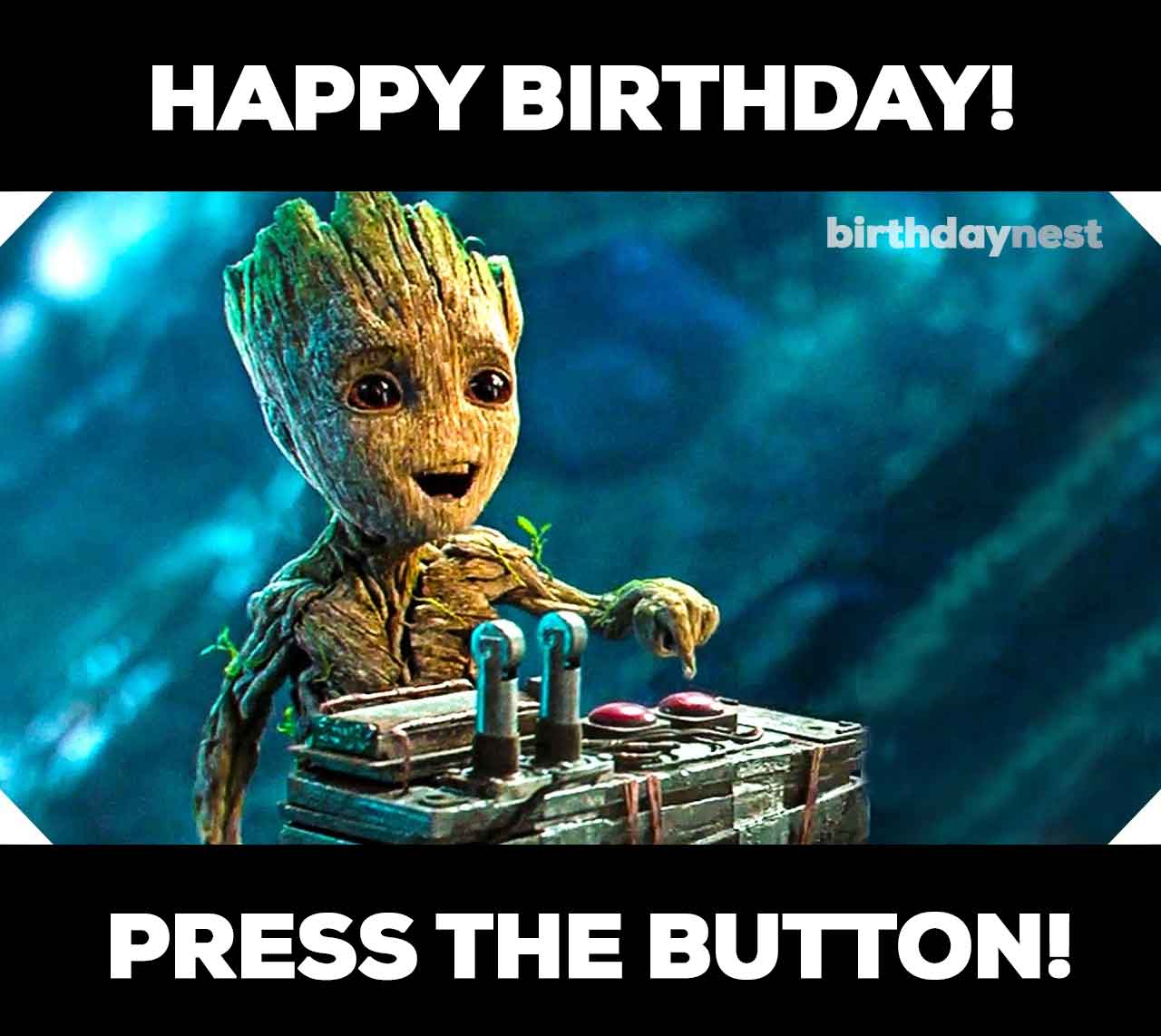Guardians of the Galaxy birthday meme Baby Groot