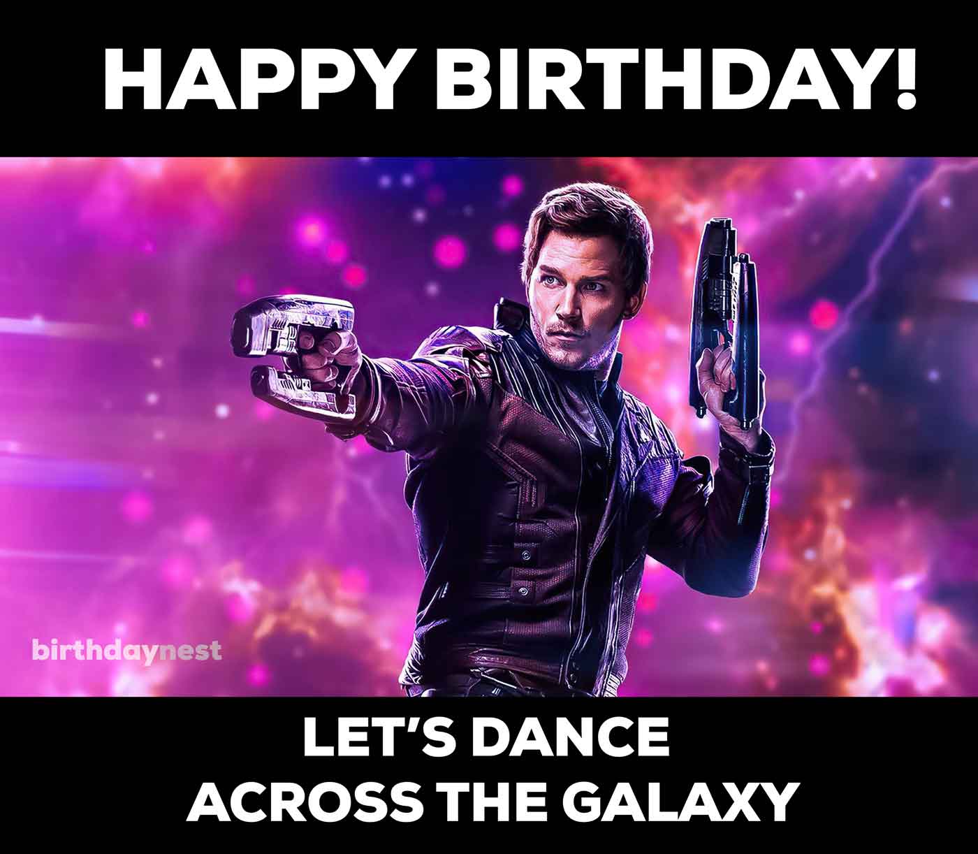 Guardians of the Galaxy birthday meme Peter